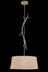 Mantra Sabina Lámpara de techo colgante  grande madera, beige, marrón 6178