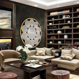 Schuller Zendaya Espejo oro 120Ø 619240