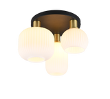 Plafón de techo Trio Diva 3 luces bronce mate Ø39cm 619800308 - vista 2