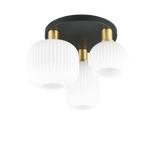 Plafón de techo Trio Diva 3 luces bronce mate Ø39cm 619800308 - vista 5