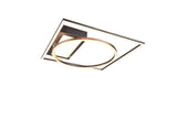 Trio Downey Plafón LED de metal níquel mate 620510307