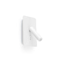 Lámpara de pared aplique Faro Suau con lector LED 3000K blanco mate — ref. 62117 (1)