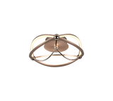 Trio Charivari Matte bronze metal LED ceiling light 621210108