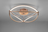 Trio Charivari Matte bronze metal LED ceiling light 621290108
