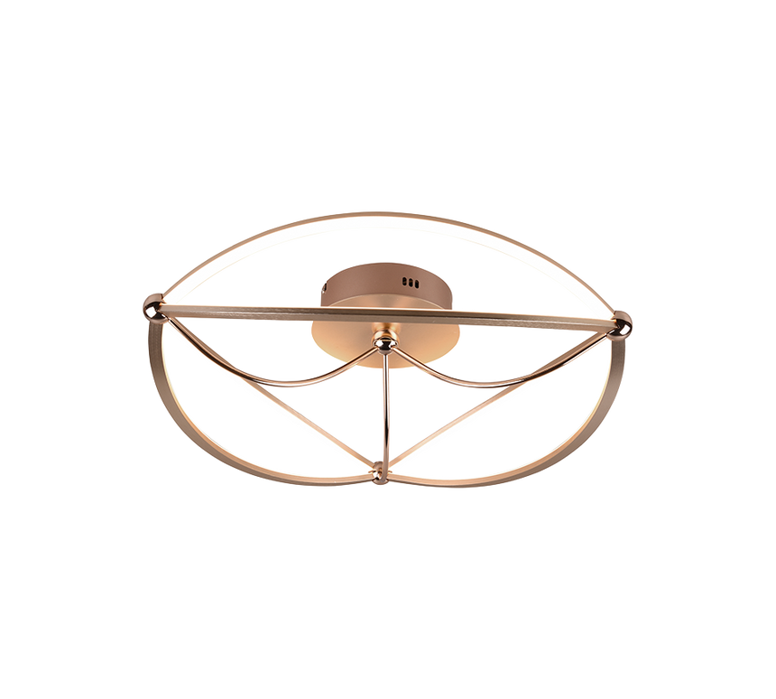 Trio Charivari Matte bronze metal LED ceiling light 621290108