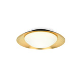 Faro SIDE 390 Lámpara plafón negro y oro 15W 62142