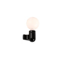 Lámpara de pared aplique Faro Sera E27 negro brillo — ref. 62303 (1)