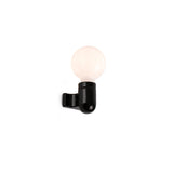 Lámpara de pared aplique Faro Sera E27 negro brillo — ref. 62303 (1)