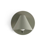 Lámpara de pared aplique Faro Noon E27 gris musgo 62356