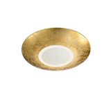 Plafón de techo Trio Chiros LED dorado 3000K regulable Ø32cm 6