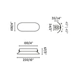 Lámpara de pared aplique Faro Novo LED beige 2700K 62716