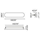 Lámpara de pared aplique Faro Novo LED beige 2700K 62724 - vista alternativa