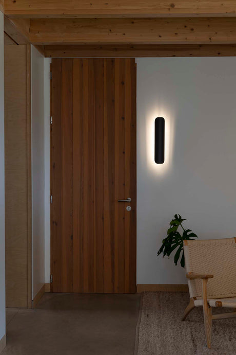 Lámpara de pared aplique Faro Novo LED negro mate 2700K 62725 - vista alternativa