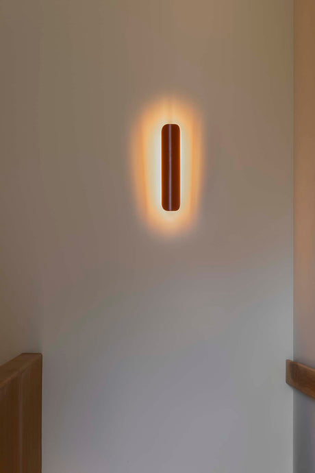 Lámpara de pared aplique Faro Novo LED terracota 2700K 62726 - vista alternativa