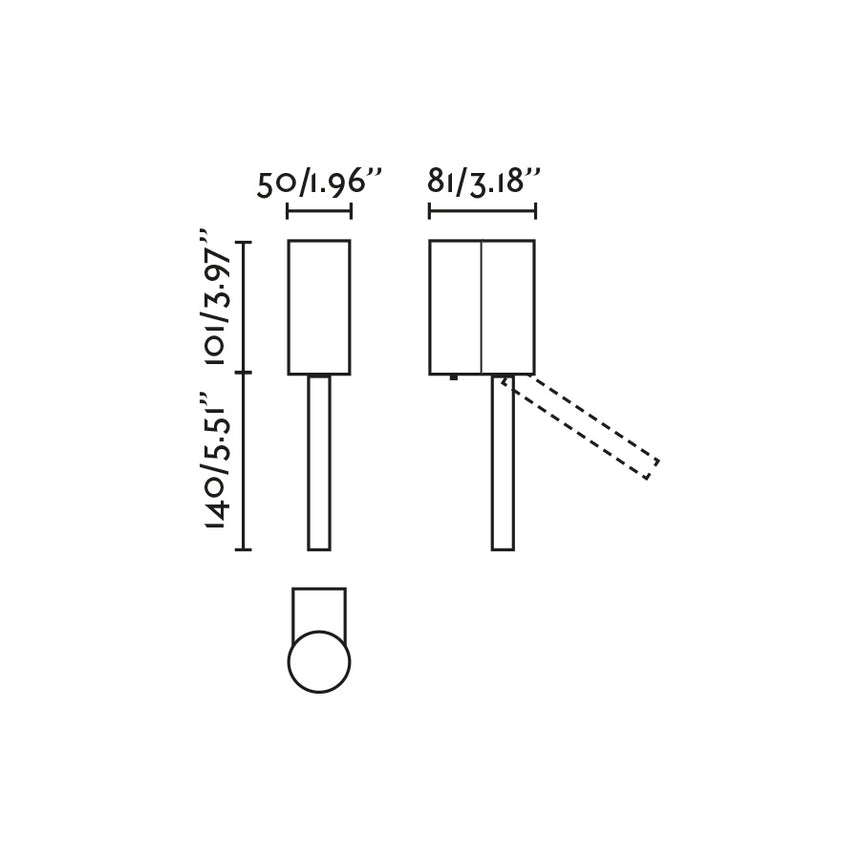 Lámpara de pared aplique Faro Dante con lector LED oro satinado 2700K 62732