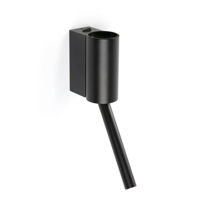 Lámpara de pared aplique Faro Dante con lector LED negro mate 2700K 62735