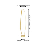 EGLO Vallerosa Lámpara de pie LED oro 900919