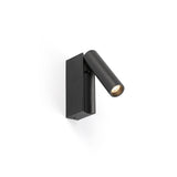 Lámpara de pared aplique Faro Cronos con lector LED negro mate 2700K 62751