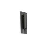 Lámpara de pared aplique Faro Gabo con lector LED negro mate 2700K 62754