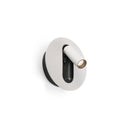 Lámpara de pared aplique Faro Timit con lector y USB-C LED 2700K blanco mate — ref. 62760 (1)