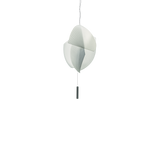 Lámpara de techo colgante LedsC4 Voiles Small Recessed LED acero papel japonés 00-C004-21-14