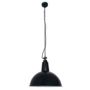 Lámpara de techo colgante Faro Lou E27 Ø52cm negro brillo — ref. 62800 (1)
