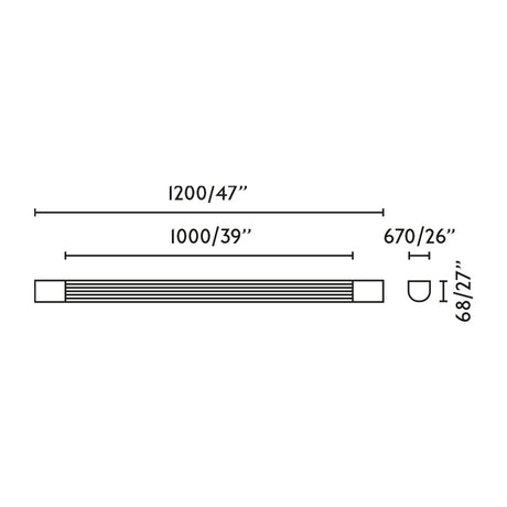 Lámpara de pared aplique Faro Kiva LED translúcido 3000K IP44 62836 - imagen 3