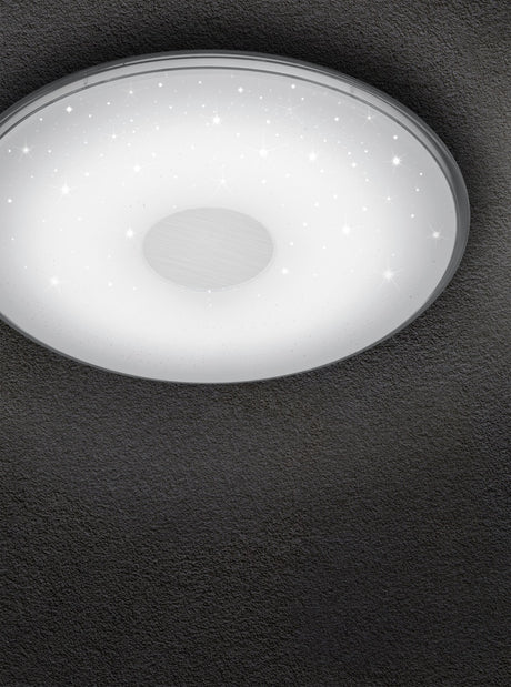Plafón de techo Trio Shogun LED blanco CCT Ø42,5cm 628513001