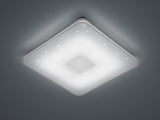 Plafón de techo Trio Samurai LED blanco CCT 42,5cm 628613001