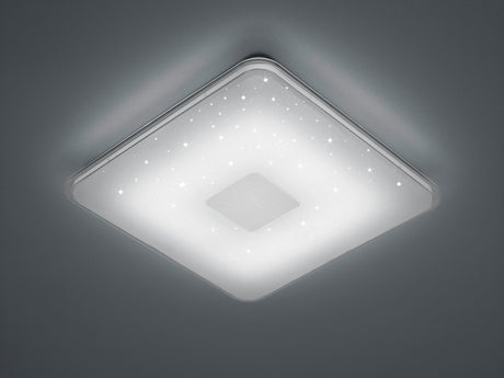 Plafón de techo Trio Samurai LED blanco CCT 42,5cm 628613001