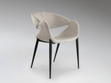 Sillón Schuller Giro negro y blanco madera 56x81cm vista 2
