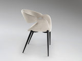 Sillón Schuller Giro negro y blanco madera 56x81cm vista 3