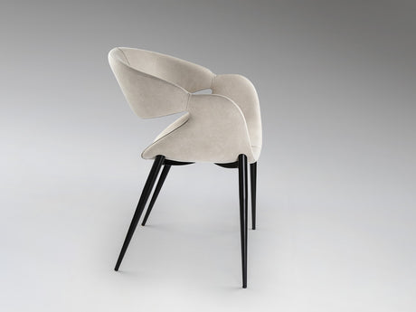 Sillón Schuller Giro negro y blanco madera 56x81cm vista 3