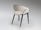 Sillón Schuller Giro negro y blanco madera 56x81cm vista 4