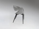 Sillón Schuller Giro negro y gris madera 56x81cm vista 4