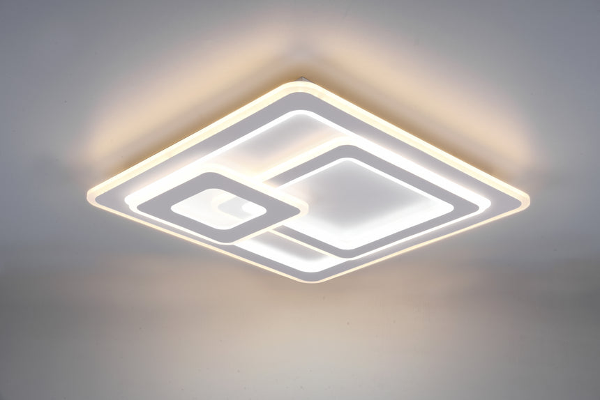 Plafón de techo Trio Mita LED blanco mate CCT 51,5cm 629219331