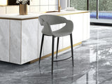 Taburete Schuller Giro II negro y gris madera 52x93cm 629362