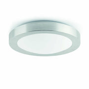 Lámpara de pared aplique Faro Logos 2 luces E27 gris IP44 Ø35cm 62981
