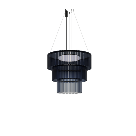 Lámpara de techo colgante LedsC4 Scarlett Circular Pendant Chandelier SCPC-CBA-LALALB-OSV