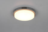 Plafón de techo exterior Trio Bermejo LED antracita IP54 Ø30cm 630369142