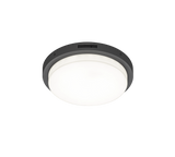 Plafón de techo exterior Trio Bermejo LED antracita IP54 Ø30cm 6