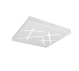 Plafón de techo Trio Snip LED blanco mate CCT 50cm 630810131