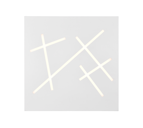 Plafón de techo Trio Snip LED blanco mate CCT 50cm 630810131