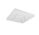 Plafón de techo Trio Snip LED blanco mate CCT 50cm 630810131