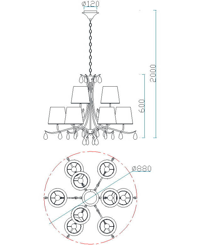 Lámpara de techo Ofertas-3 Dto 50% Mantra gris oscuro 6311