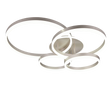 Plafón de techo Trio Drake grande LED níquel mate CCT 80cm 632210407