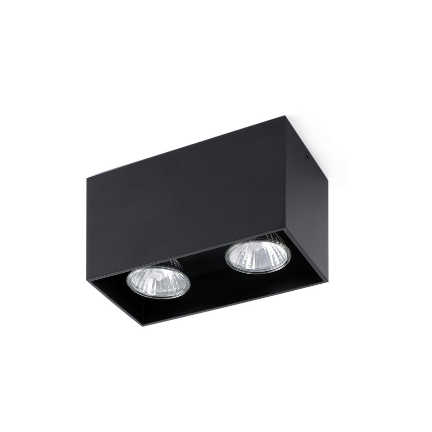 Faro TECTO 2L Lámpara plafón negra GU10 63273