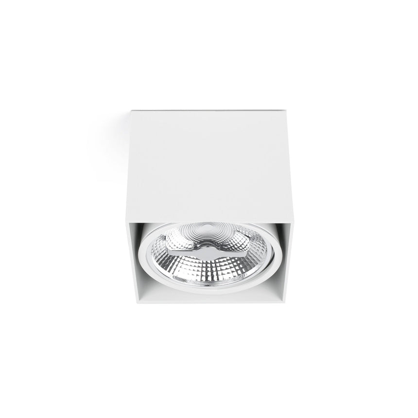 Plafón de techo Faro Tecto 1 luz GX53 blanco mate — ref. 63274 (1)
