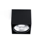 Plafón de techo Faro Tecto 1 luz GX53 negro mate 63275