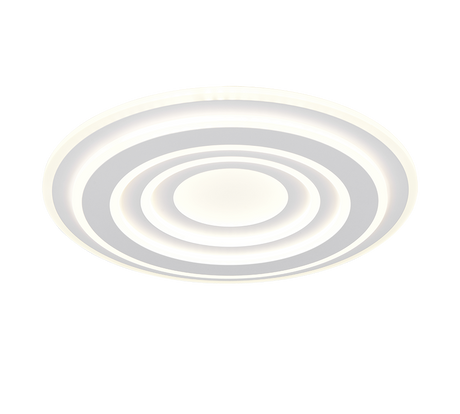Plafón de techo Trio Costa LED blanco mate CCT Ø48cm 633510131
